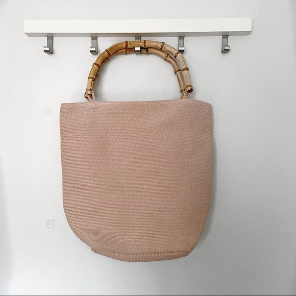 Blush Pink Oversized Beach Bag - Picture 4 of 4